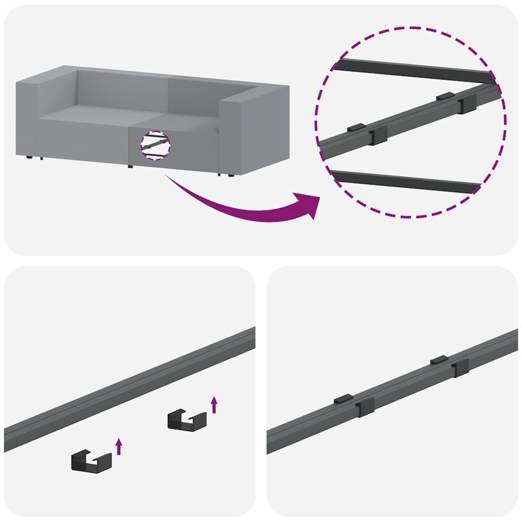 Modulaire Hoekbank - Lichtgrijs - 100cm - 60% Korting!