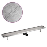 vidaXL Doucheafvoer Rechthoekig RVS 930x140mm | 60% Korting!