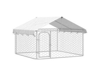 VidaXL Hondenren Buiten - 200x200x150 cm - 40% Korting!