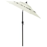 VidaXL Parasol 3-laags met Aluminium Paal (55% Korting!)