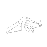 Foam Blokken Soft Play Brug met Glijbaan - Wit/Grijs | 40% Korting!