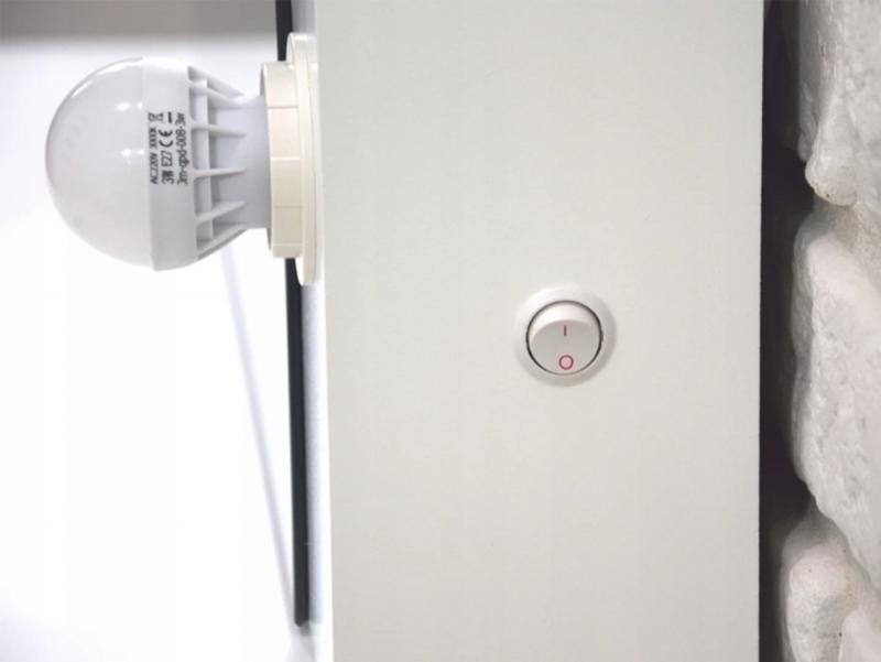 Kaptafel met LED, Spiegel & Kruk - 40% Korting! Scandinavische Stijl