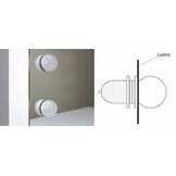 Kaptafel met LED, Spiegel & Kruk - 40% Korting! Scandinavische Stijl