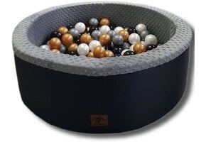 Ballenbak Grafiet 90cm, 200 ballen - 40% Korting!