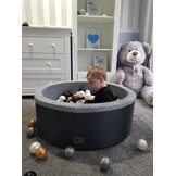 Ballenbak Grafiet 90cm, 200 ballen - 40% Korting!