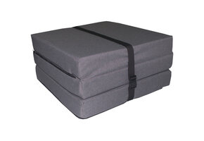 Opvouwbaar Matras Logeermatras Grijs 195x60x8 cm - 40% Korting!