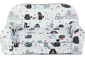 Kinder Slaapbank Poezen - 40% Korting! - Logeerbed 85x60cm