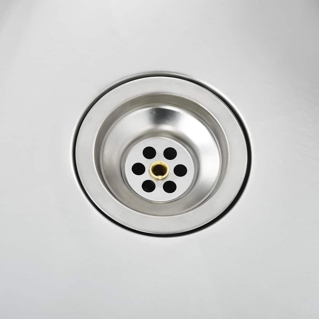 vidaXL RVS Gootsteen Handgemaakt - 40% Korting! Unieke Kans!