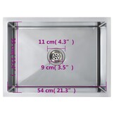 vidaXL RVS Gootsteen Handgemaakt - 40% Korting! Unieke Kans!