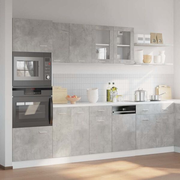 VidaXL Wastafelonderkast Betongrijs - 93% Korting!