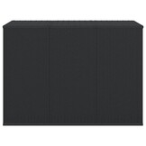 VidaXL Tuinbox Rattan Zwart 145x100x103 cm | -40% Korting | Geretourneerd