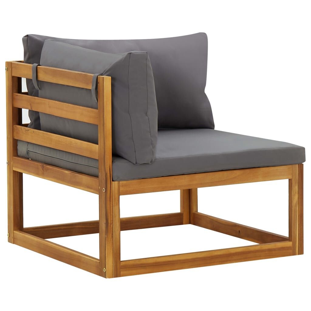 vidaXL Hoekbanken 2 st Donkergrijs - 51% Korting! | Goede Staat