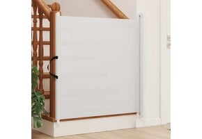 VidaXL Huisdierenhek Uittrekbaar 102x125cm Wit | 61% Korting!