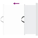 VidaXL Huisdierenhek Uittrekbaar 102x125cm Wit | 61% Korting!