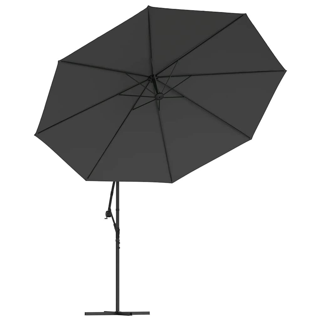 vidaXL Zweefparasol 350cm Antraciet - 60% Korting! Lichte Krasjes