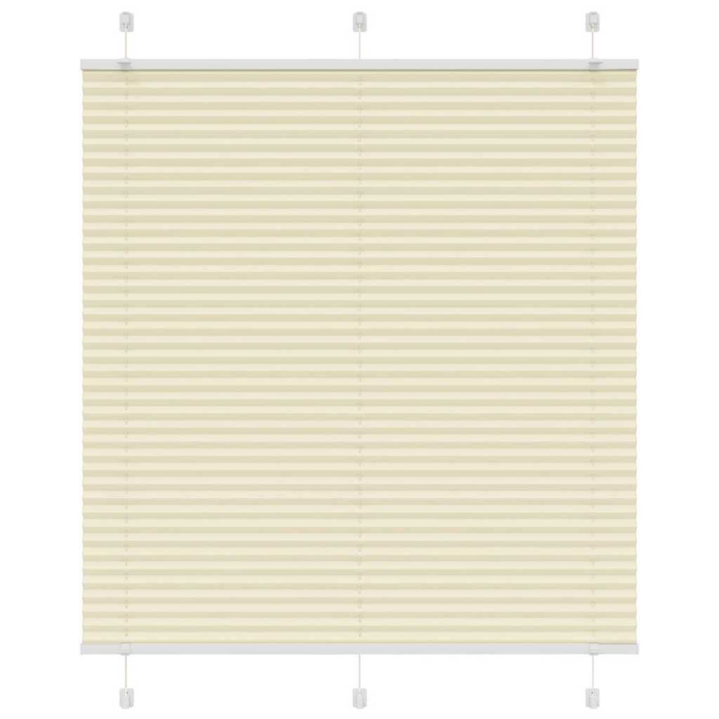 vidaXL Plissé Gordijn Crème 120x100cm | 40% Korting!