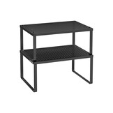 SONGMICS Kruidenrek Metaal (2 stuks) - Noir D'encre, 68% Korting!