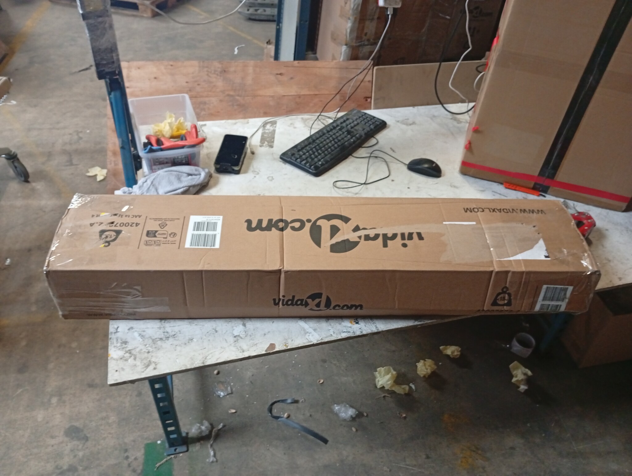 vidaXL Parasol Taupe 390cm - Retour - 55% Korting!