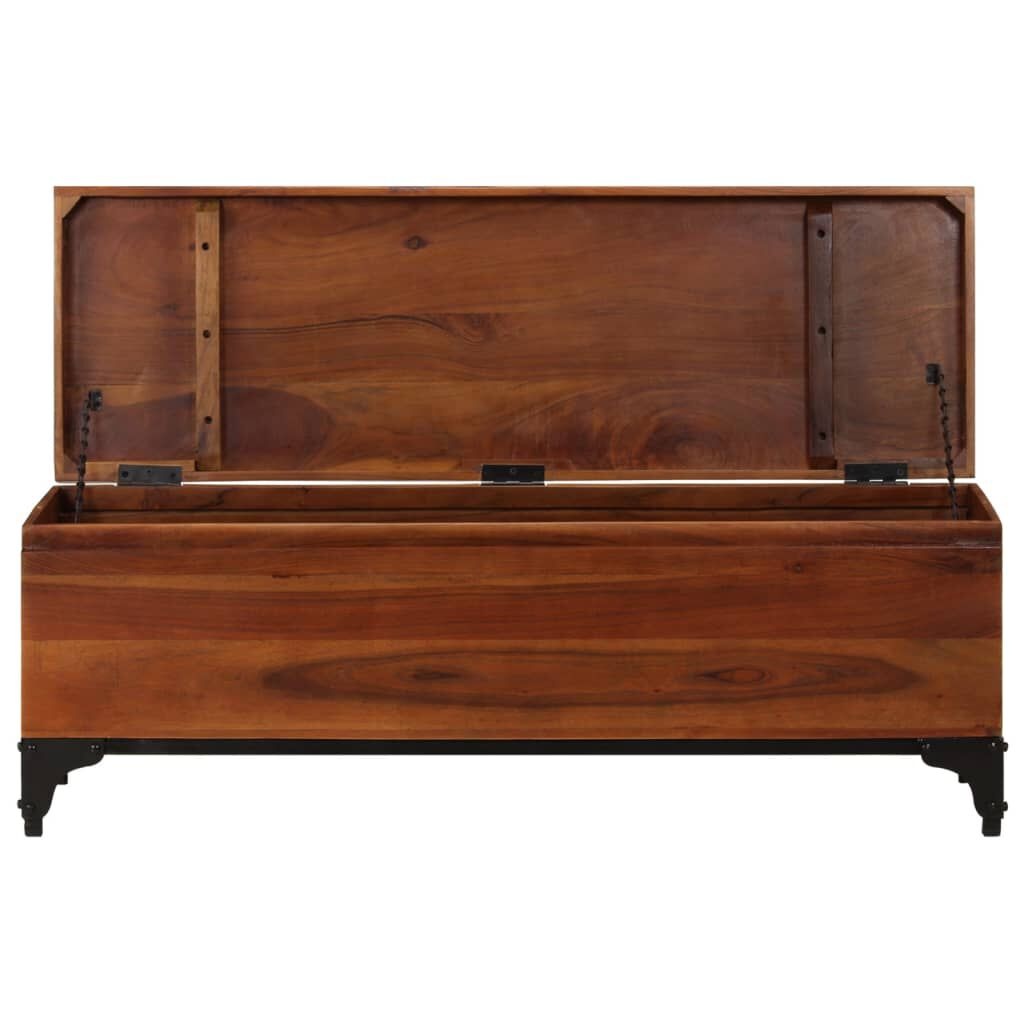 vidaXL Opbergkist Massief Acaciahout 110x35x41 cm - 40% Korting!