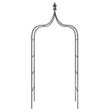 VidaXL Tuinbogen 2 st. Staal Zwart - 55% Korting! (Lichte Defecten)