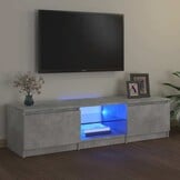 vidaXL TV-meubel betongrijs LED - 40% Korting! Slechts 1 beschikbaar!