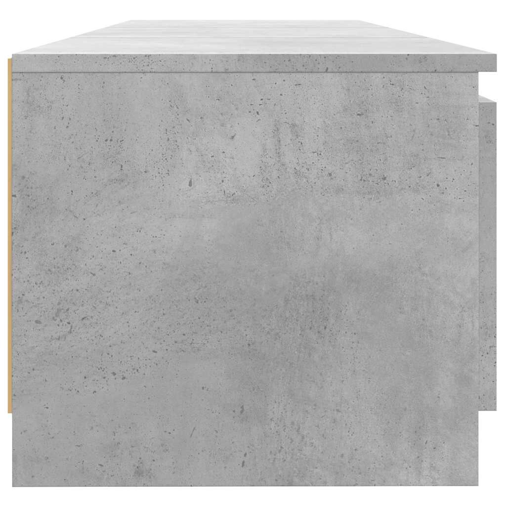 vidaXL TV-meubel betongrijs LED - 40% Korting! Slechts 1 beschikbaar!