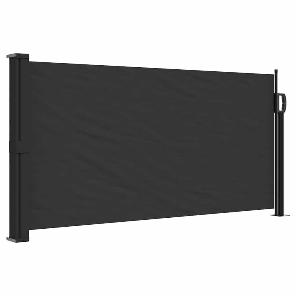 vidaXL Uittrekbaar Windscherm 100x500 cm Zwart - 55% Korting!
