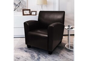 VidaXL Fauteuil Kunstleer Donkerbruin - 41% Korting!