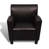 VidaXL Fauteuil Kunstleer Donkerbruin - 41% Korting!