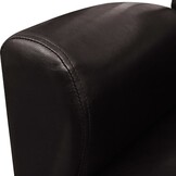 VidaXL Fauteuil Kunstleer Donkerbruin - 41% Korting!