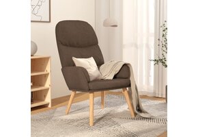 VidaXL Relaxstoel Stof Taupe - 46% Korting!