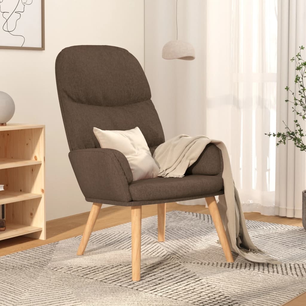 VidaXL Relaxstoel Stof Taupe - 46% Korting!