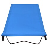 vidaXL Campingbed 2 stuks Blauw - 76% Korting! Ideaal voor buiten