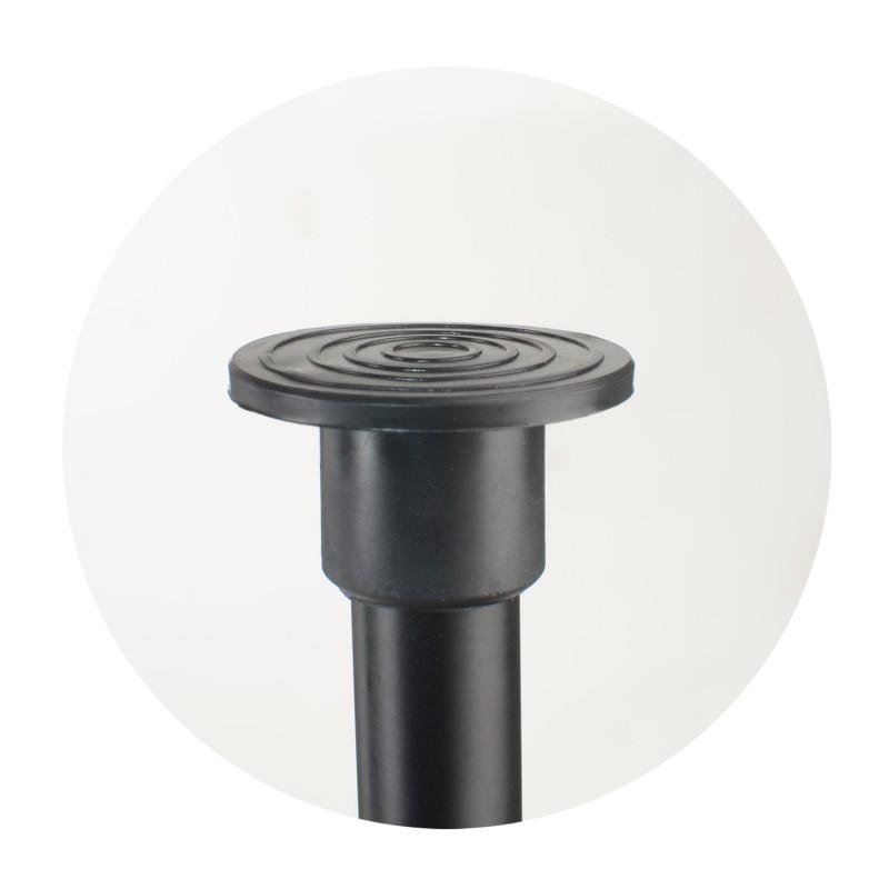 Telescopisch Douche Rek Zwart - 51% Korting! 2 Niveaus