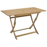 vidaXL Tuintafel Acaciahout - 120x70cm - Inklapbaar - 46% Korting!