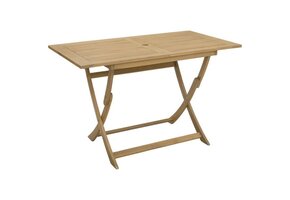 vidaXL Tuintafel Acaciahout - 120x70cm - Inklapbaar - 46% Korting!