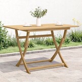 vidaXL Tuintafel Acaciahout - 120x70cm - Inklapbaar - 46% Korting!