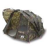 VidaXL Vistent 5-persoons Waterdicht Camouflage - 46% Korting!