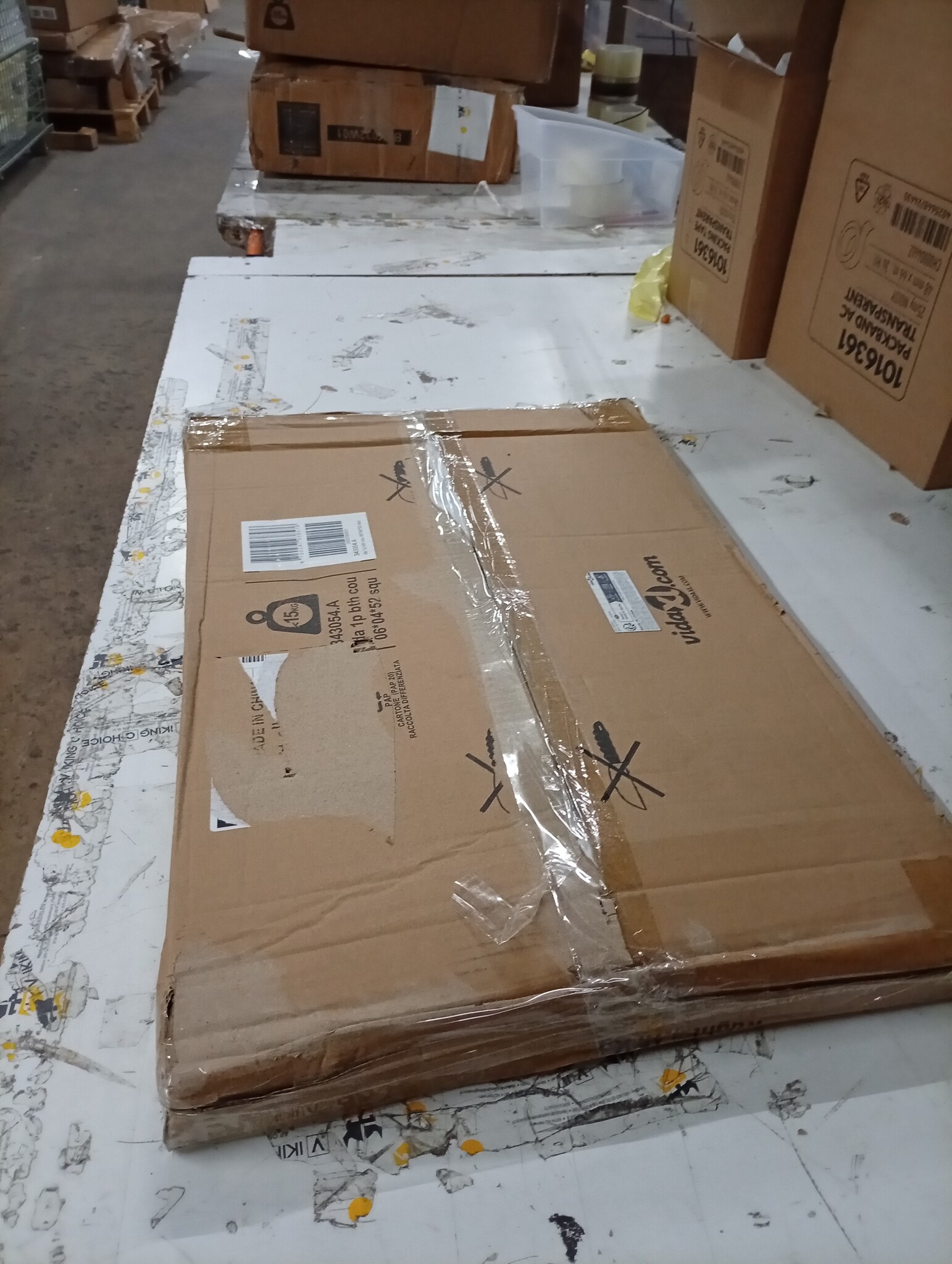 VidaXL Wastafelblad Massief Hout Donkerbruin - 60x40x2,5cm | 79% KORTING!