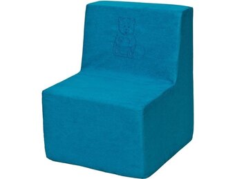 Blauwe Kinder Fauteuil met Beer - 51% Korting! Wasbaar & Compact
