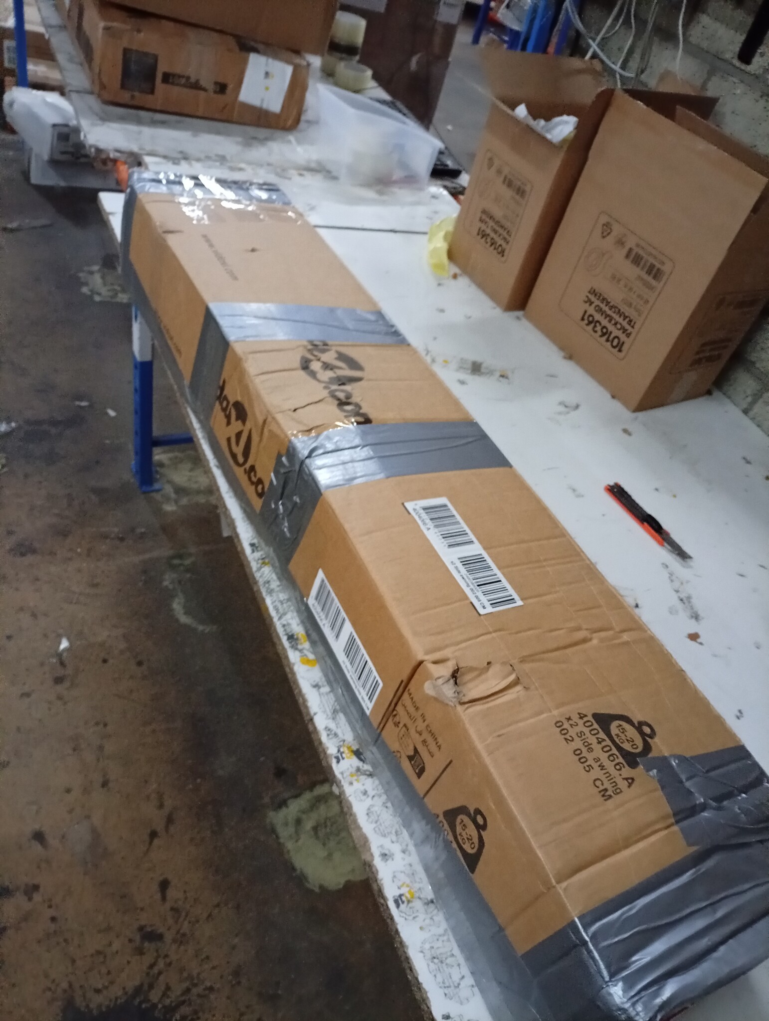 VidaXL Uittrekbaar Windscherm Crème - 200x1000cm - 60% Korting!