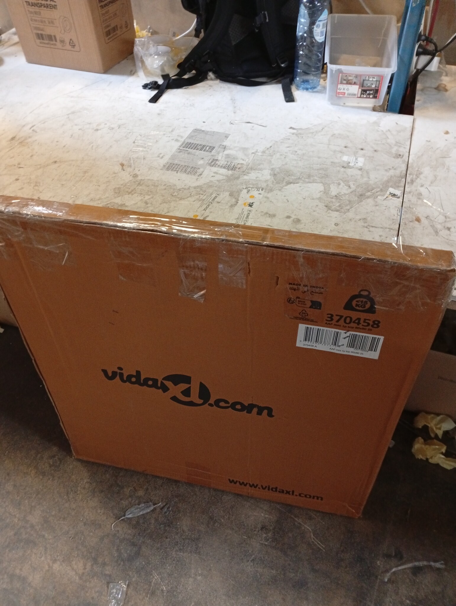 vidaXL Tafelblad Mangohout 80x80cm met Natuurlijke Rand - 55% Korting!