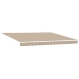 VidaXL Zonnescherm Doek Beige 400x350cm Canvas - 60% Korting!