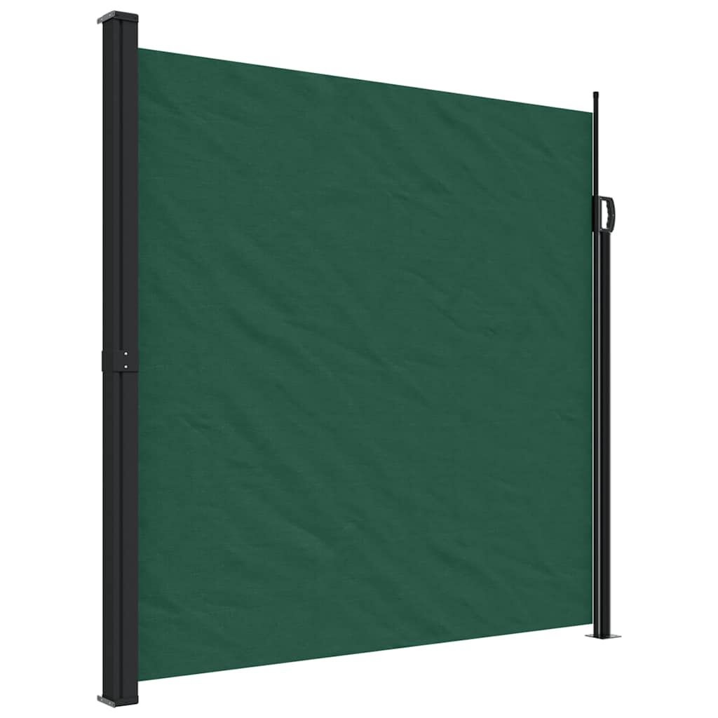 VidaXL Uittrekbaar Windscherm 200x600cm Donkergroen | 55% Korting