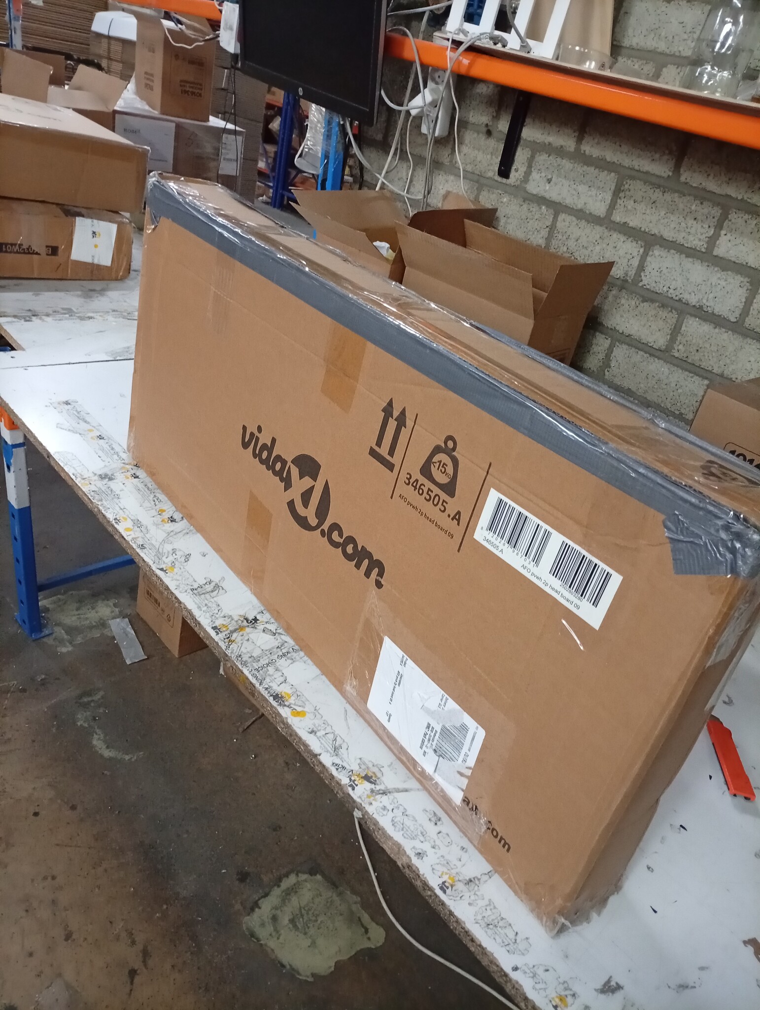 vidaXL Hoofdborden Wit Kunstleer - 60% Korting! Laatste Stuks!