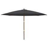VidaXL Parasol 400x273cm Zwart | 40% Korting | Retourproduct