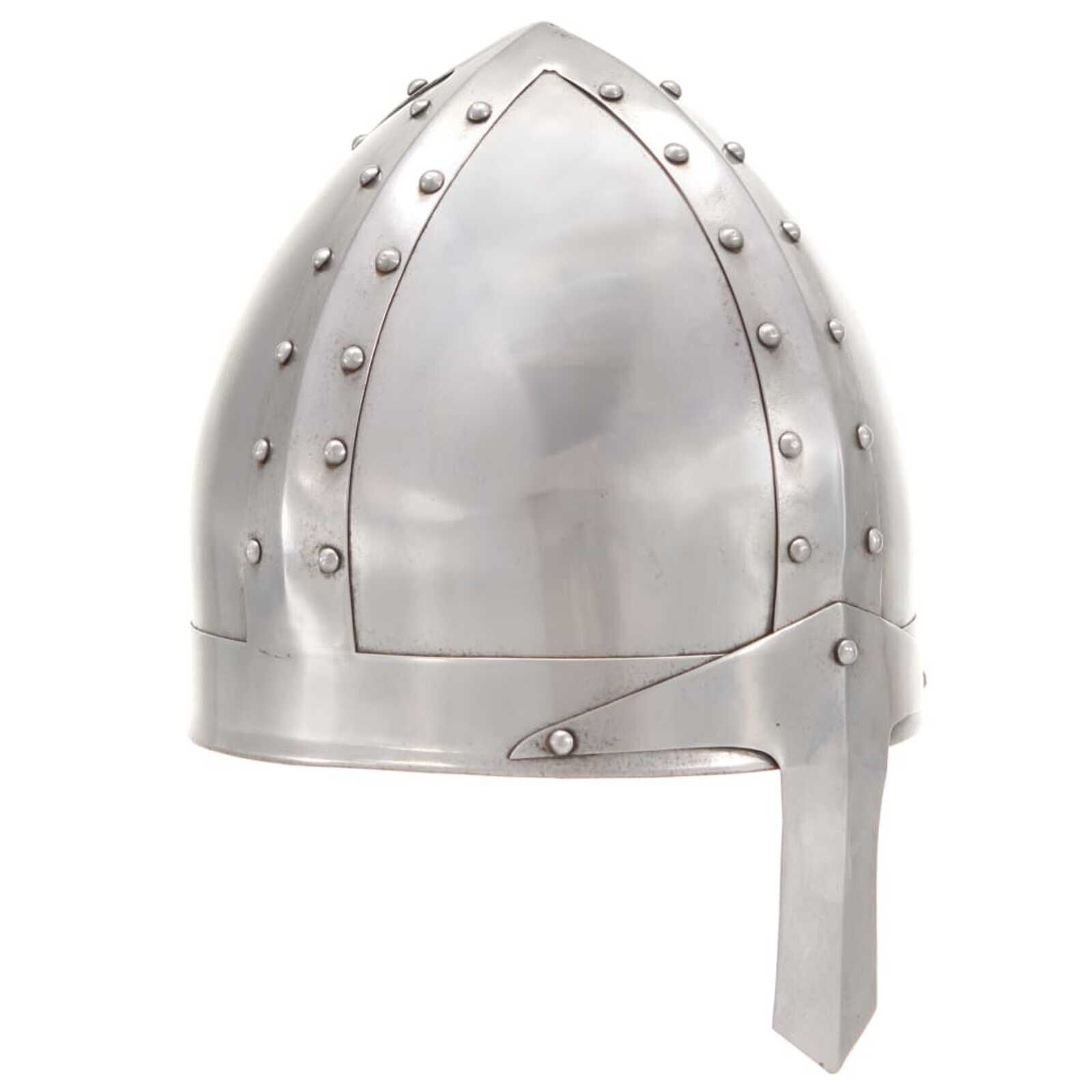 vidaXL Ridderhelm Replica LARP Staal Zilverkleurig - 40% Korting!