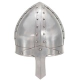 vidaXL Ridderhelm Replica LARP Staal Zilverkleurig - 40% Korting!