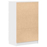 VidaXL Dressoir Wit Bewerkt Hout - 4 Lades - 40% Korting!