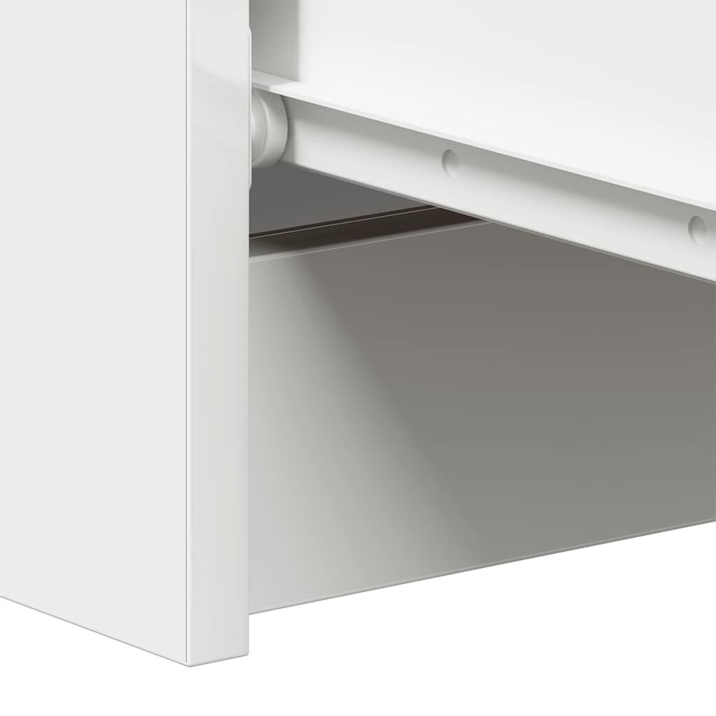 VidaXL Dressoir Wit Bewerkt Hout - 4 Lades - 40% Korting!